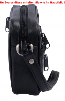 Leder Handgelenktasche für Männer aus Rindleder 23- (03A) Herrentasche echtes Leder Tasche Bag Neu